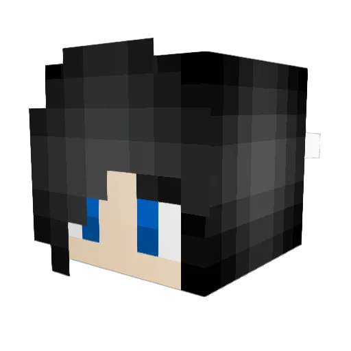 zLineasDuras Minecraft avatar head, 3D render