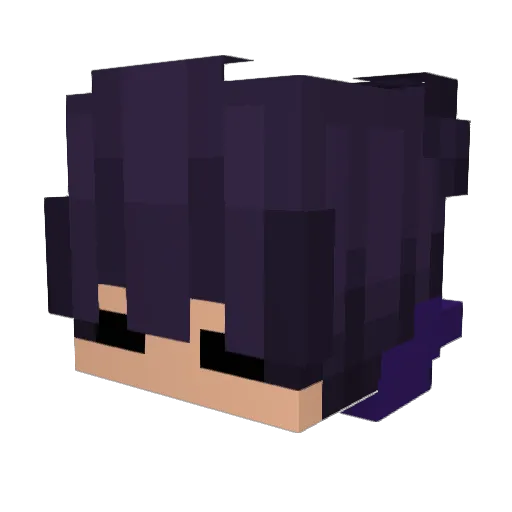 zLinix Minecraft avatar head, 3D render