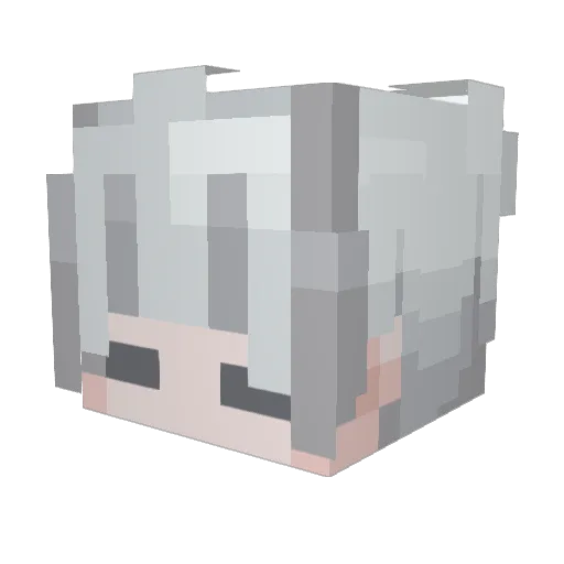 zLuarr Minecraft avatar head, 3D render