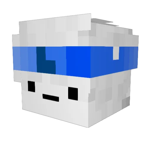 zLvmiga Minecraft avatar head, 3D render
