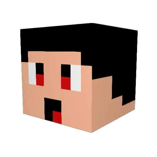 zM4ster_ Minecraft avatar head, 3D render