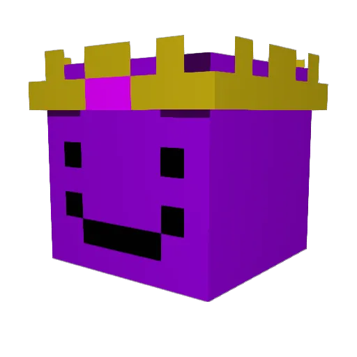 zMYZCA Minecraft avatar head, 3D render