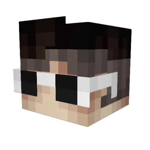zMaTth3w_ Minecraft avatar head, 3D render