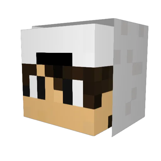 zMarc_YT Minecraft avatar head, 3D render