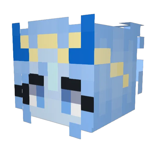 zMarcyXD Minecraft avatar head, 3D render