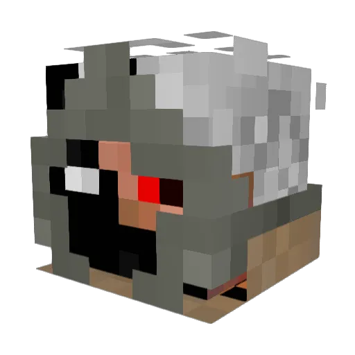 zMarkoo Minecraft avatar head, 3D render