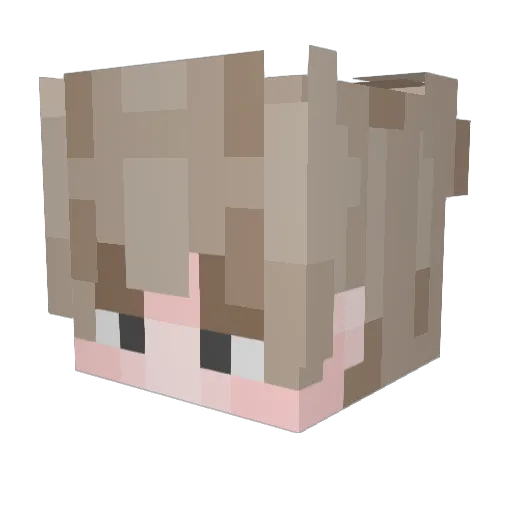 zMassiv_ Minecraft avatar head, 3D render