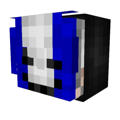 zMatixD Minecraft avatar head, 3D render