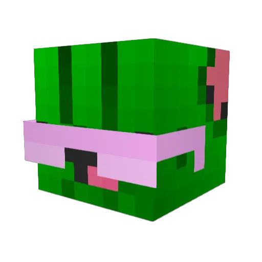 zMaxinho Minecraft avatar head, 3D render