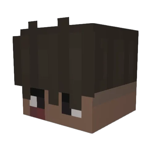 zMazing Minecraft avatar head, 3D render
