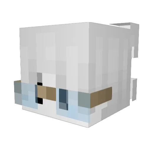 zMeert Minecraft avatar head, 3D render