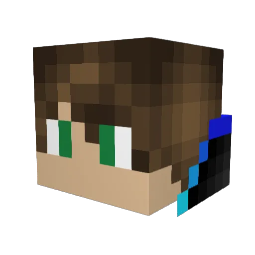 zMercury__ Minecraft avatar head, 3D render