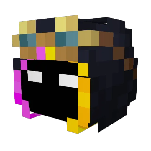 zMerto Minecraft avatar head, 3D render