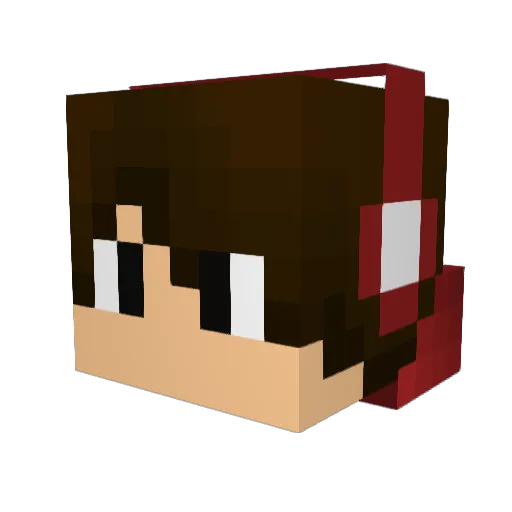 zMihai_ Minecraft avatar head, 3D render