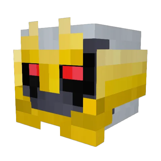zMimop Minecraft avatar head, 3D render