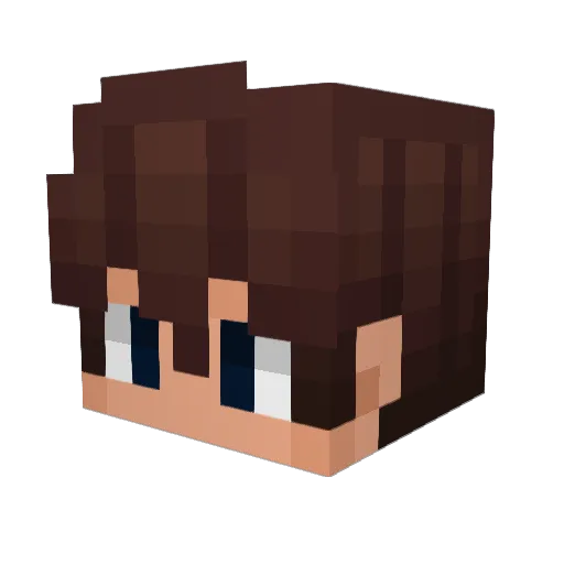 zMind_0z Minecraft avatar head, 3D render
