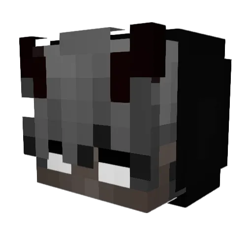 zMrx_ Minecraft avatar head, 3D render