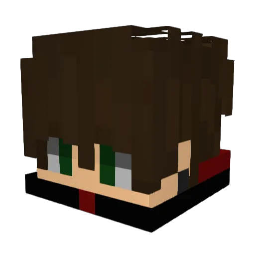 zMytic Minecraft avatar head, 3D render