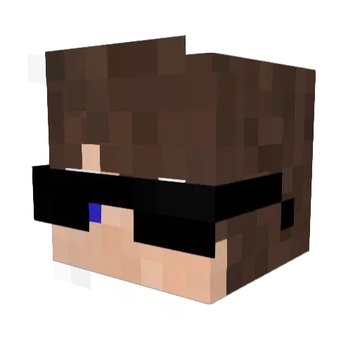 zNP425 Minecraft avatar head, 3D render