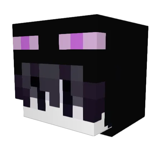 zNafui Minecraft avatar head, 3D render