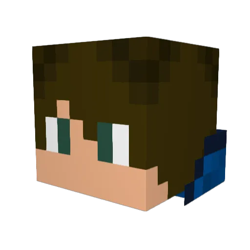 zNatigore Minecraft avatar head, 3D render