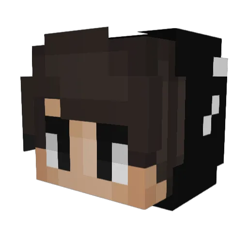 zNeoj_xd Minecraft avatar head, 3D render