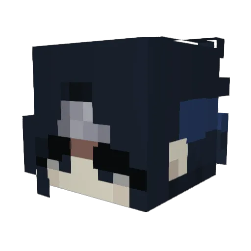 zNevaxx Minecraft avatar head, 3D render