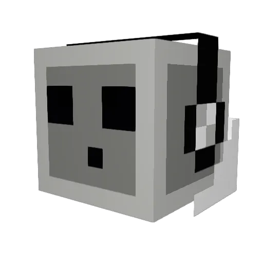zNightmareYT Minecraft avatar head, 3D render