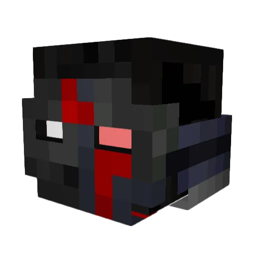 zNigxt Minecraft avatar head, 3D render