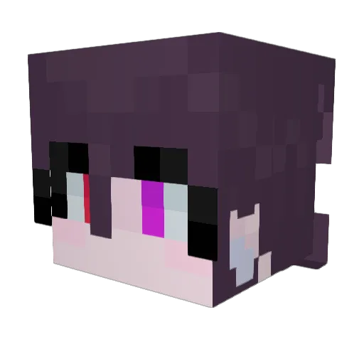 zNiwa Minecraft avatar head, 3D render