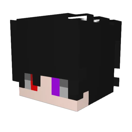 zNoT13th Minecraft avatar head, 3D render