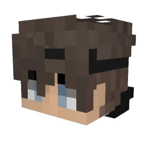 zNosxiSW Minecraft avatar head, 3D render
