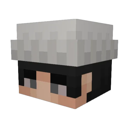 zNowzly Minecraft avatar head, 3D render
