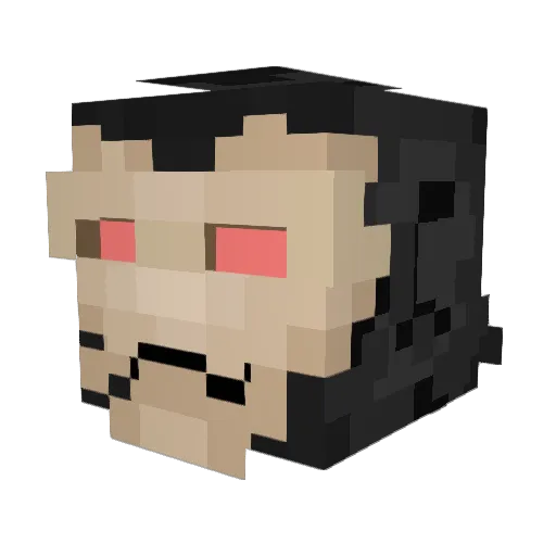 zNullVX Minecraft avatar head, 3D render