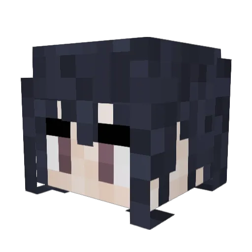 zNyrie Minecraft avatar head, 3D render