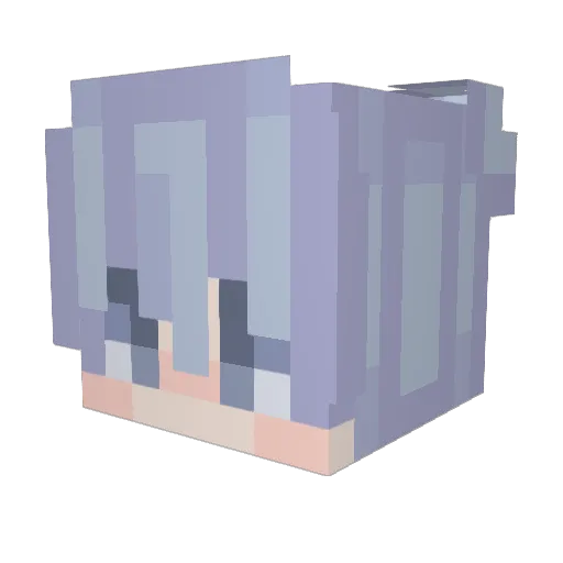 zOlymP Minecraft avatar head, 3D render