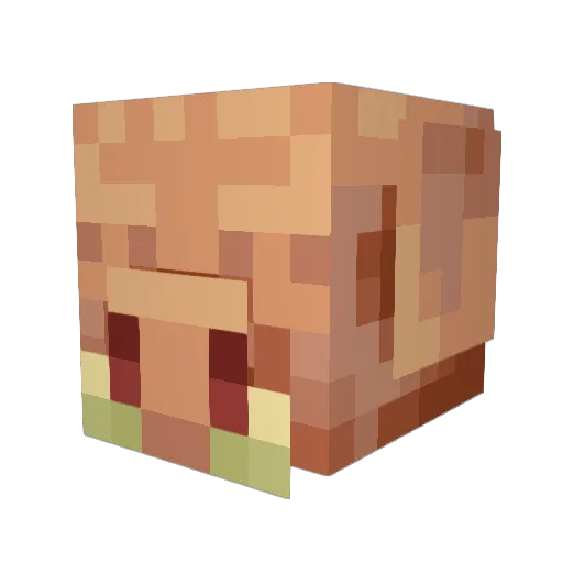 zOuOdiac Minecraft avatar head, 3D render