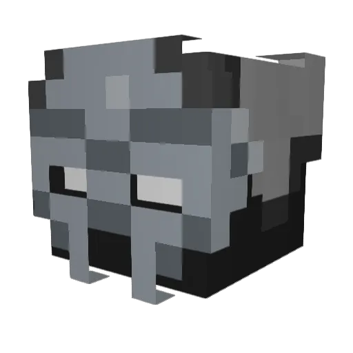 zOutlet Minecraft avatar head, 3D render