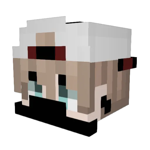 zOvnin Minecraft avatar head, 3D render