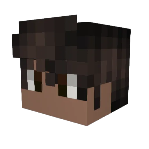 zP4THER_ Minecraft avatar head, 3D render