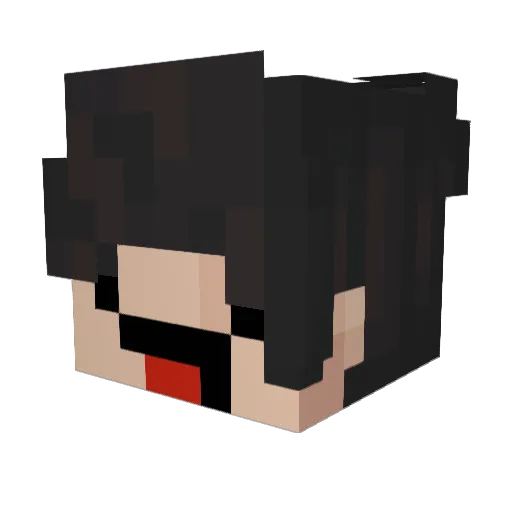 zPaain Minecraft avatar head, 3D render