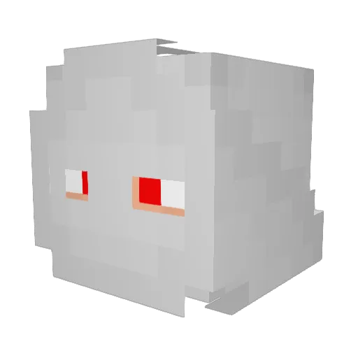 zPardal43 Minecraft avatar head, 3D render