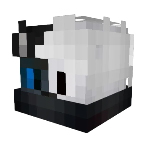 zPerteq_ Minecraft avatar head, 3D render