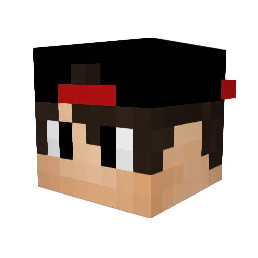 zPica_PVP Minecraft avatar head, 3D render