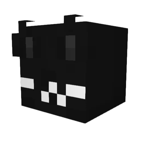 zPotatozz Minecraft avatar head, 3D render