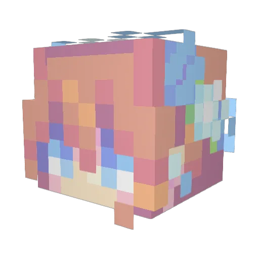 zPrismaa2 Minecraft avatar head, 3D render