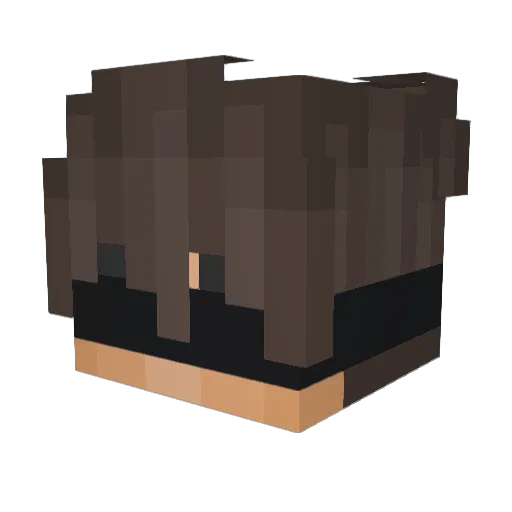zProtul Minecraft avatar head, 3D render