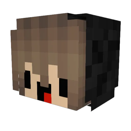zPsych0_ Minecraft avatar head, 3D render