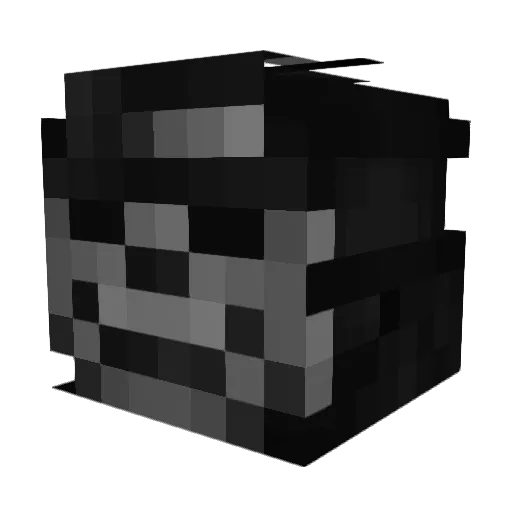 zPunisher Minecraft avatar head, 3D render