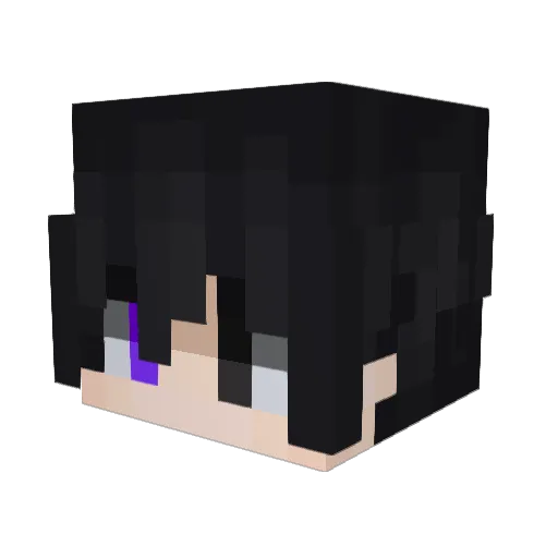 zQZack Minecraft avatar head, 3D render